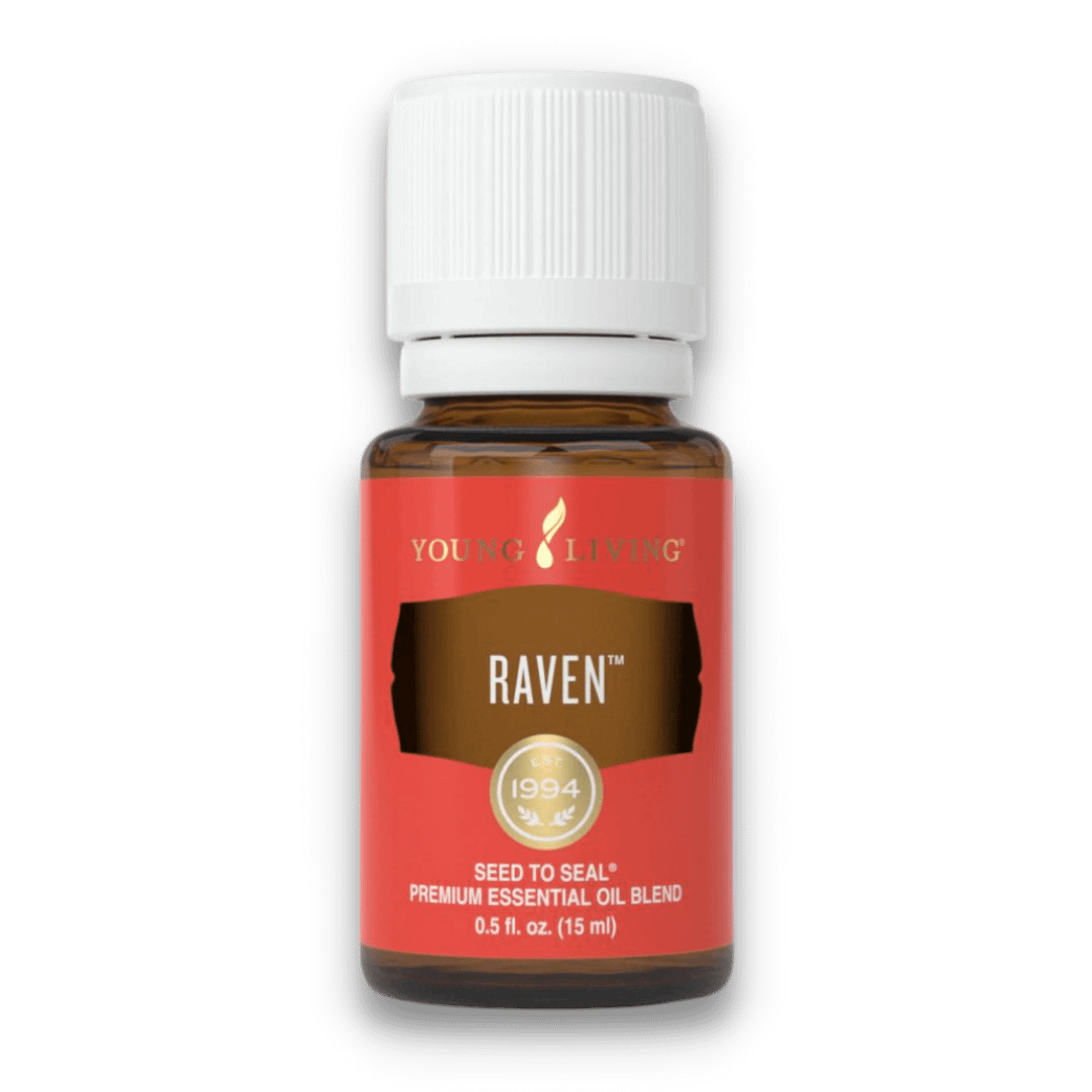 น้ำมันหอมระเหยสำหรับภูมิแพ้ เรเว่น young living raven essential oil blend 15ml